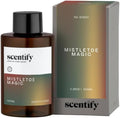Scentify Holiday Mistletoe Magic Aroma Oil Christmas Refill Scent for Oil Diffusers - Pine, Oak, Moss, Clove, Cedar - Luxurious Relaxing Aromatherapy Fragrance 100ml, 3.38oz