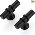 20 Pack Matte Black Cabinet Knobs - Kitchen Cabinet Knobs Cabinet Pulls for Kitchen Cabinet Drawer Stainless Steel Dresser Knobs for Cabinet Hardware 2in Length Single Hole