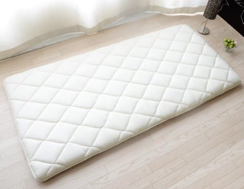 EMOOR Japanese Futon Mattress CLASSE Twin XL Made in Japan White, Foldable Floor Sleeping Bed Tatami Mat