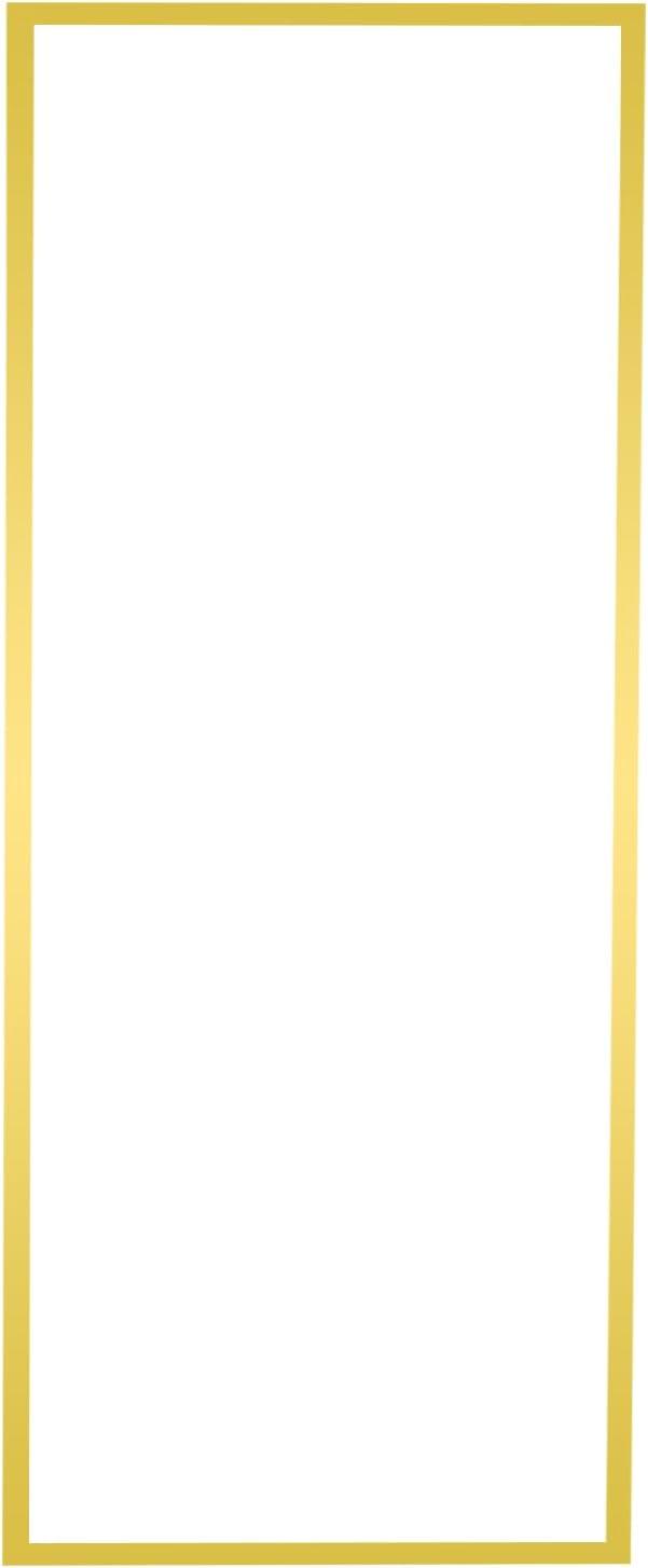 DUMOS Wall-Mounted Full Length Mirror 21"x 65" for Bedroom, Full Body Floor Mirror with Stand, Hanging or Leaning for Wall, Gold