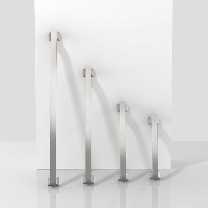 10 Pack Brushed Satin Nickel Cabinet Pulls 10 Inch(254mm) Kitchen Cabinet Handles Solid Zinc Alloy Cabinet Hardware Drawer Pulls