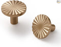 2 Pack Champagne Bronze Cabinet Knobs Flat Drawer Pulls Kitchen Cupboard Bathroom Dresser Cabinet Hardware Handles Zinc Alloy