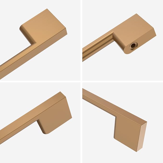 10 Pack Champagne Bronze Cabinet Pulls 6.25 Inch Cabinet Handles Kitchen Cabinet Hardware Kitchen Handles for Cabinets Champagne Dresser Pulls Kitchen Pulls