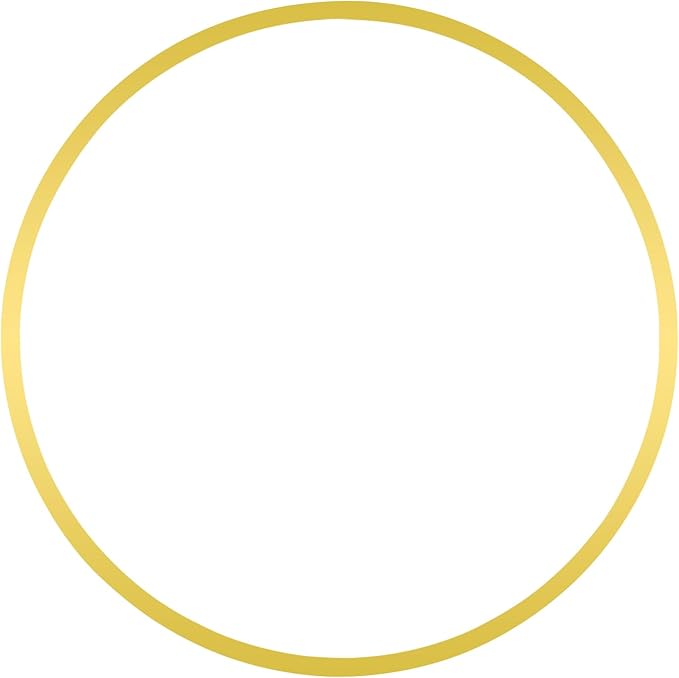 Sweetcrispy Round Bathroom Mirror 24 Inch Gold Metal Framed Wall Mounted Circle Vanity Mirror for Bathroom, Bedroom, Living Room, Entryway, Anti-Rust, Modern Decorative, Hanging or Leaning