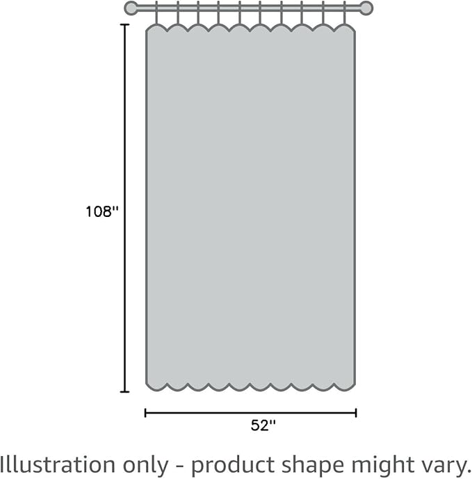 RYB HOME Semi Sheer Curtains - Linen Textured Curtains Light Filtering Privacy Panels for Patio Sliding Glass Door Office Large Window Decor, Angora, 52 inch Width x 108 inch Length, 2 Pcs