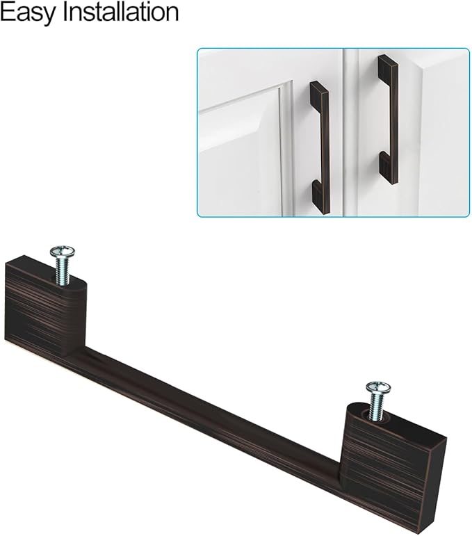 10 Pack Oil Rubbed Bronze Cabinet Pulls 10 Inch Cabinet Handles Kitchen Cabinet Hardware Kitchen Handles for Cabinets Bronze Dresser Pulls Drawer Handle