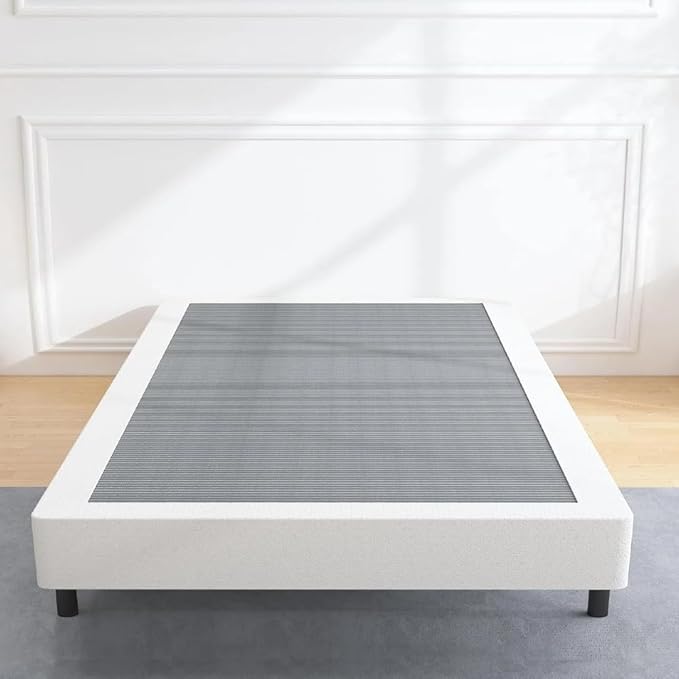ALDRICH Low Profile Box Spring Twin Size,3 Inch Heavy Duty Metal Box Spring for Twin Bed,Mattress Foundation Non-Slip/No Noise/Easy Assembly (Twin)