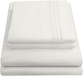 Full Size Sheet Sets - Breathable Luxury Sheets with Full Elastic & Secure Corner Straps Built In - 1800 Supreme Collection Extra Soft Deep Pocket Bedding Set, Sheet Set, Full, Ivory