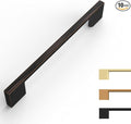 10 Pack Oil Rubbed Bronze Cabinet Pulls 6.25 Inch Cabinet Handles Kitchen Cabinet Hardware Kitchen Handles for Cabinets Bronze Dresser Pulls Drawer Handle