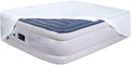 Bedecor Fitted Sheet for Air Mattress Inflate Without Disassembly Convenient & Firm Deep up to 21" White -Twin XL