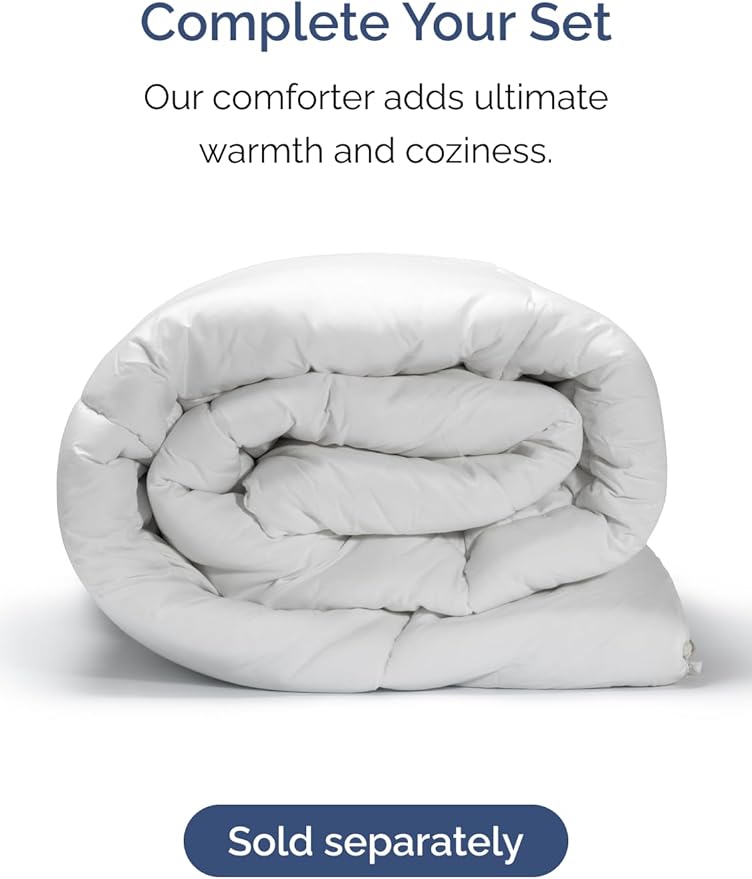 Extra Deep King Sheet Set - 6 Piece Breathable & Cooling Sheets - Hotel Luxury Bed Sheets Set - Easy & Secure Fit - Soft, Wrinkle Free & Comfy Sheets Set - Steel Blue Sheet Set with Extra Deep Pockets