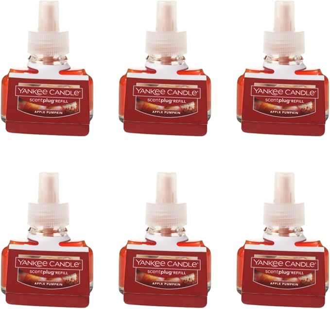 Yankee Candle Scent Plug Refill, Apple Pumpkin (Pack of 6)