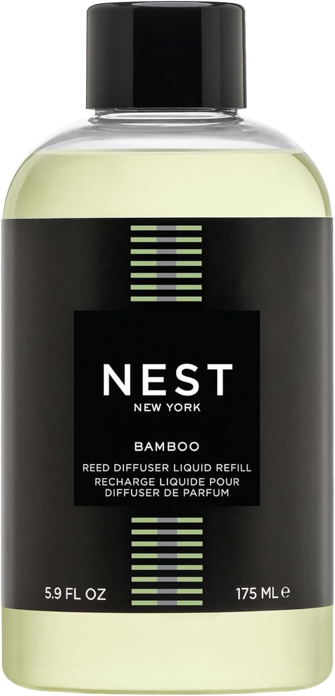 NEST New York Reed Diffuser Liquid Refill, Bamboo - 5.9 fl oz - Fragrance for Up to 90 Days - Flame Free