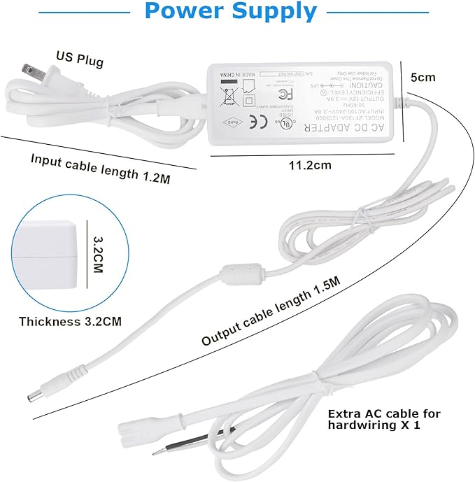 Litever Under Cabinet LED Lighting Kit, Super Bright, 6 PCS 12” Slim Light Bars, 31W 2000 Lumen, Dimmable, Plug or Wired Power Adapter, for Kitchen Cabinets Counter Shelf Workbench (Warm White 3000K)
