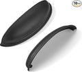 khtumeware 10 Pack 5" Drawer Pulls Matte Black Cabinet Cup Pulls Kitchen Hardware Cabinet Handles Drawer Handles Knobs 5 inch Hole Center