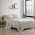 Eddie Bauer - Twin Sheets, Cotton Flannel Bedding Set, Brushed For Extra Softness, Cozy Home Decor (School of Fish, Twin)