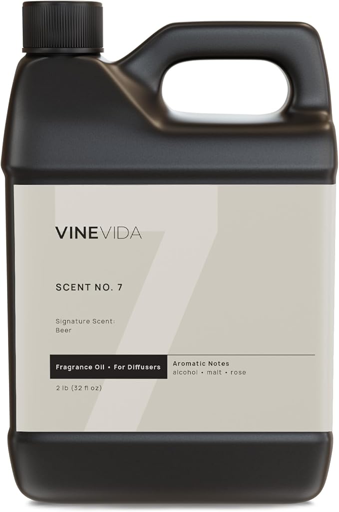 VINEVIDA [32 Fl Oz] Beer Fragrance Oil for Cold Air Diffusers, Essential Oils for Diffuser Oil Refill & Air Freshener Room Spray