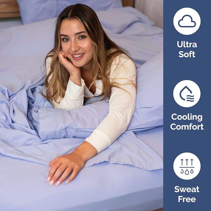 Extra Deep Twin Sheet Set - 4 Piece Breathable & Cooling Sheets - Hotel Luxury Bed Sheets Set - Easy & Secure Fit - Soft, Wrinkle Free & Comfy Sheets Set - Lavender Sheet Set with Extra Deep Pockets