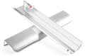 5 Pack 8 inch self Adhesive Cabinet pulls Silvery Finger pulls for cabinets Stick on Handles Concealed Edge pulls for cabinets Drawer Pull Seam Flat