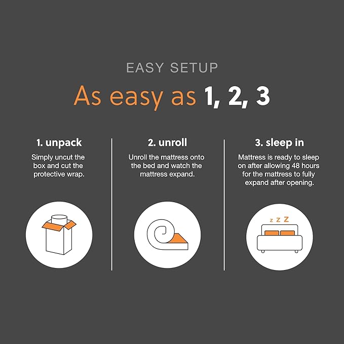 Signature Design by Ashley Twin Size iKidz 7 Inch Firm Gel Memory Foam Mattress with Stretch Knit Cover & Pillow Included, Pink Coral, Fiberglass Free, Mattress in A Box