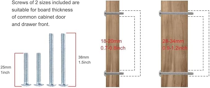 khtumeware | Appliance Handle Pull | Polished Nickel | 18 in (457 mm) Center-to-Center Drawer Pull | 1 Pack| Kitchen and Bathroom Cabinet Hardware | Furniture Hardware