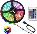 ACONDE 6.56 feet USB LED Strip Lights, DIY Indoor Decoration, TV Backlight, 24 Keys Remote