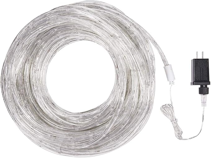 100 Feet 720 LED Rope Lights,2-Wire Low Voltage Waterproof Blue Rope Lights Outdoor,Indoor Background Lighting Idear for Deck,Trees,Bridges,Eaves,Pool,Wedding Use(Blue)