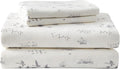 Eddie Bauer - King Sheet Set, Warm Breathable Cotton Flannel Bedding with Deep Pockets, Brushed for Extra Softness, Cozy Home Decor, Oeko-Tex Certified (Geese Meadows, King)