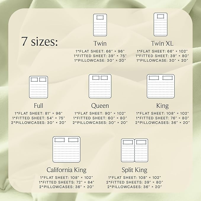 LuxClub 3 PC Sheet Set Bed Sheets Deep Pockets 16" Eco Friendly Wrinkle Free Cooling Machine Washable Hotel Bedding Silky Soft - Sage Green Twin XL