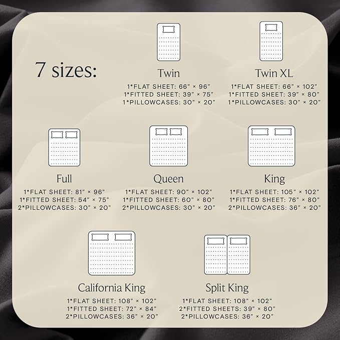 LuxClub 4 PC California King Sheet Set, Breathable Luxury Bed Sheets, Deep Pockets Wrinkle Free Cooling Sheets Machine Washable Hotel Bedding Silky Soft - Black Cal King