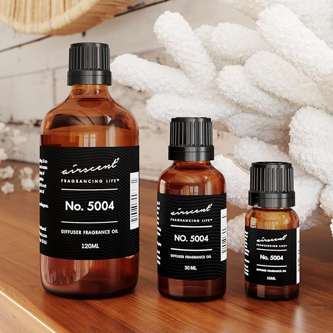 AirScent Fierce-Inspired Diffuser Oil - No. 5004 A and F Perfume Dupe - Premium Fragrance Oil Blend for Ultrasonic and Waterless Diffusers and Crafting - 30 ml, 1 fl oz Glass Bottle with Dropper