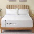 LuxClub 3 PC Sheet Bed Sheets Deep Pockets Wrinkle Free Kids Fitted Sheets Machine Washable Hotel Bedding Silky Soft - White Twin