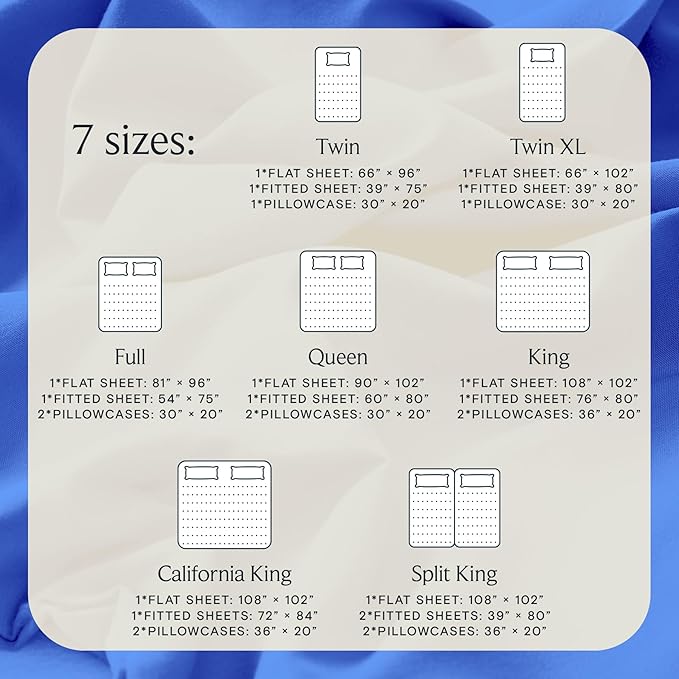 LuxClub 3 PC Sheet Set Bed Sheets Deep Pockets 16" Eco Friendly Wrinkle Free Cooling Machine Washable Hotel Bedding Silky Soft - Marine Blue Twin XL