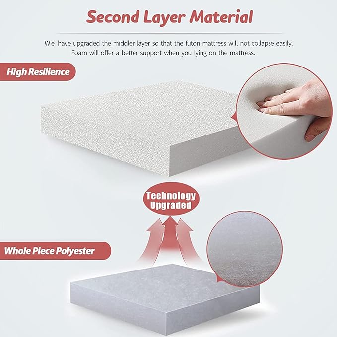 MAXYOYO Bohemian Retro Mattress Vintage Floral Japanese Futon Roll Up Tatami Floor Mat Foldable Bed Portable Camping Mattress Sleeping Pad Floor Lounger Couch Bed Full Size