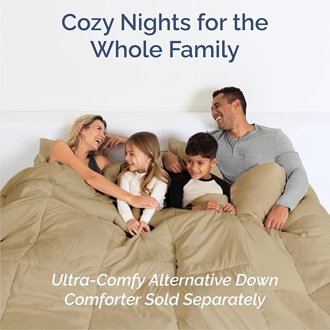 Queen 6 Piece Sheet Set - Comfy Breathable & Cooling - Ultra Soft Hotel Luxury Bedding Set w/ 8-16 Inch Deep Pockets - 1 Flat & 1 Fitted Sheet & 4 Pillowcases - Cozy, Wrinkle Free & Easy Care - Beige