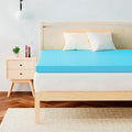 2 Inch Full(54"x75") Gel Memory Foam Mattress Topper,Cooling Gel Infused Mattress Pad Mattress Topper for Pressure Relief Back Pain,CertiPUR-US Certified
