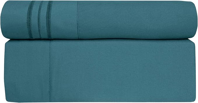 Sweet Home Collection 1800 Thread Count Sheet Set – Soft Egyptian Quality Brushed Microfiber Sheets – Luxury Bedding Set with Flat Sheet, Fitted Sheet, 2 Pillow Cases (Pack of 12)
