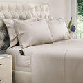 DREAMCARE Queen Sheet Set – 6 pcs Cooling Bed Sheets – up to 15” Deep Sheets Queen Size Bed Set – 2500 Supreme Collection – Extra Soft 100% Brushed Microfiber Hotel Luxury with Side Pocket – Beige