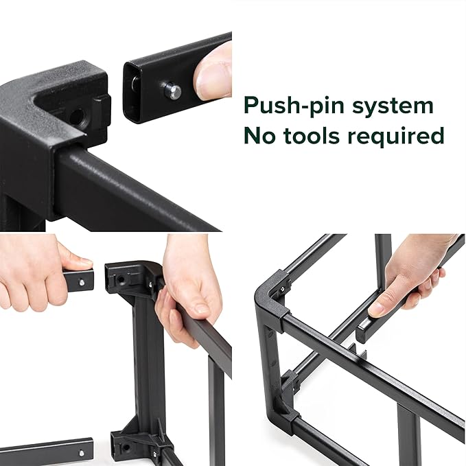 ZINUS 5 Inch Full Metal Smart Box Spring with Quick Assembly, Mattress Foundation, Strong Metal Frame, Easy Assembly