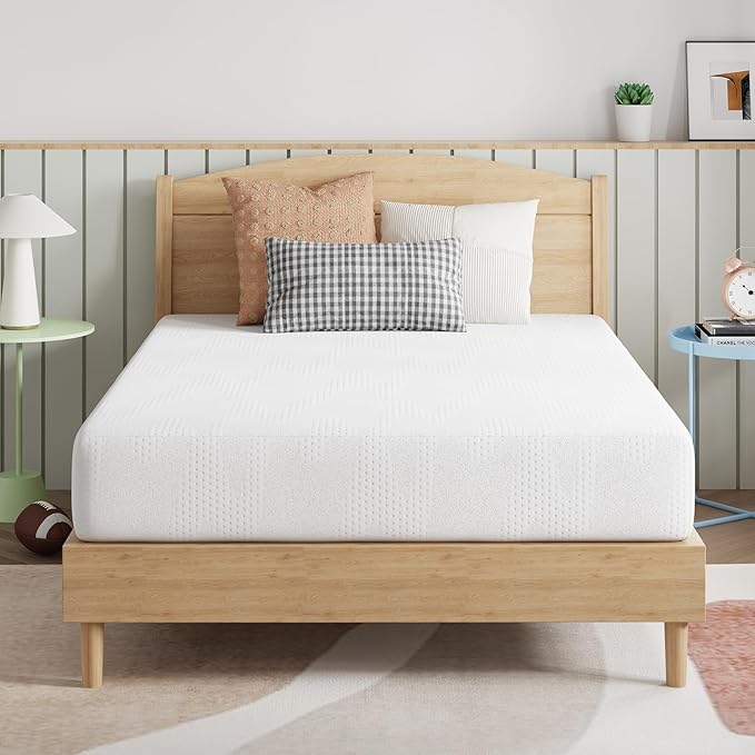 Novilla Full Size Mattress, 8 Inch Full Size Mattress in a Box, Gel Memory Foam Mattresses with Comfort Foam for Cooling Night Sleep, Pressure Relief, CertiPUR-US Certified