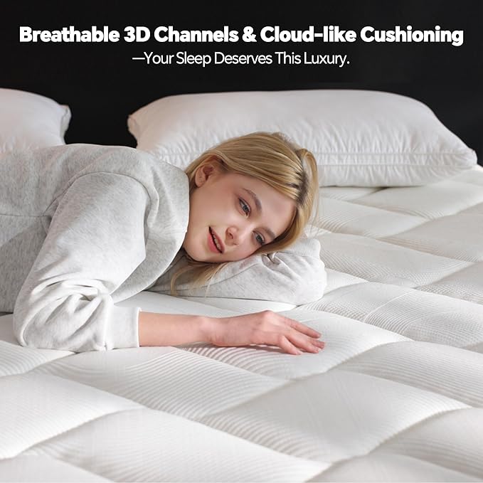 Full Mattress in a Box, 12 Inch Hybrid Full Size Mattress with Individual Pocket Spring & Memory Foam, Firm, Motion Isolation, Comfort for Pressure Relief, CertiPUR-US Certified