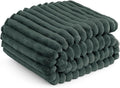 Bedsure GentleSoft Mallard Green Fleece Blanket for Couch - Cozy Soft Blankets for Women, Cute Small Throws for Girls, 50x60 Inches