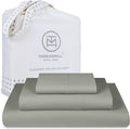 Threadmill Luxury 800 Thread Count 100% Cotton Sheets - Sateen Weave Twin XL Bed-Sheets, Better Than Egyptian Cotton,3 Pc Solid Bedding Set (Moonrock Grey), Fits 15" Deep Pocket