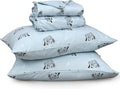 RUVANTI Flannel Sheets Twin XL Size - 100% Cotton Double Brushed Twin XL Sheet Sets, Deep Pockets 16 Inches, All Seasons Breathable & Extra Soft Bed Sheets, Warm & Cozy, 3 Piece, Soul Dog