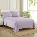 King Size Sheets - Breathable Luxury Bed Sheets with Full Elastic & Secure Corner Straps Built In - 1800 Supreme Collection Extra Soft Deep Pocket Bedding Set, Sheet Set, King, Lilac