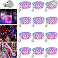 12 Pack Valentine's Day Fairy Lights Battery Operated, 3 Speed Modes, Extra 12 Batteries for Replacement, 7Ft 20 LED Mini String Light, Waterproof Twinkle Firefly Lights, Multi-Colored