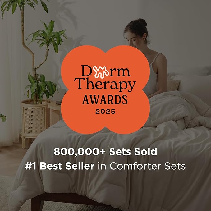 Bedsure Twin/Twin XL Comforter Set - Black Soft Bedding for All Seasons, Cationic Dyed Bed Set, 2 Pieces, 1 Twin Size Comforter (68"x88") and 1 Pillow Sham (20"x26"+2")