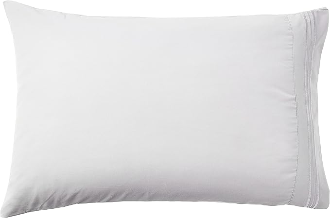 Queen Size Bed Sheets - Breathable Luxury Sheets with Full Elastic & Secure Corner Straps Built In - 1800 Supreme Collection Soft Deep Pocket Bedding, Sheet Set, EXTRA DEEP pocket - Queen, Silver