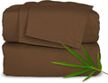 King Sheets by Pure Bamboo, Genuine 100% Organic Viscose Derived from Bamboo Bed Sheet Set, Luxuriously Soft & Cooling, Double Stitching, Lifetime Quality Promise (King, Coconut Husk)