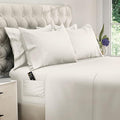 DREAMCARE King Size Sheets Set – 6 pcs Cooling Bed Sheets – up to 15” Deep Pocket King Sheet Set – 2500 Supreme Collection – Extra Soft 100% Brushed Microfiber Hotel Luxury with Side Pocket – Ivory